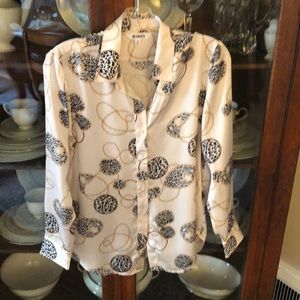 Black and Gold Blouse